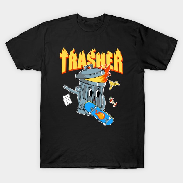 Trasher T-Shirt by Artthree Studio